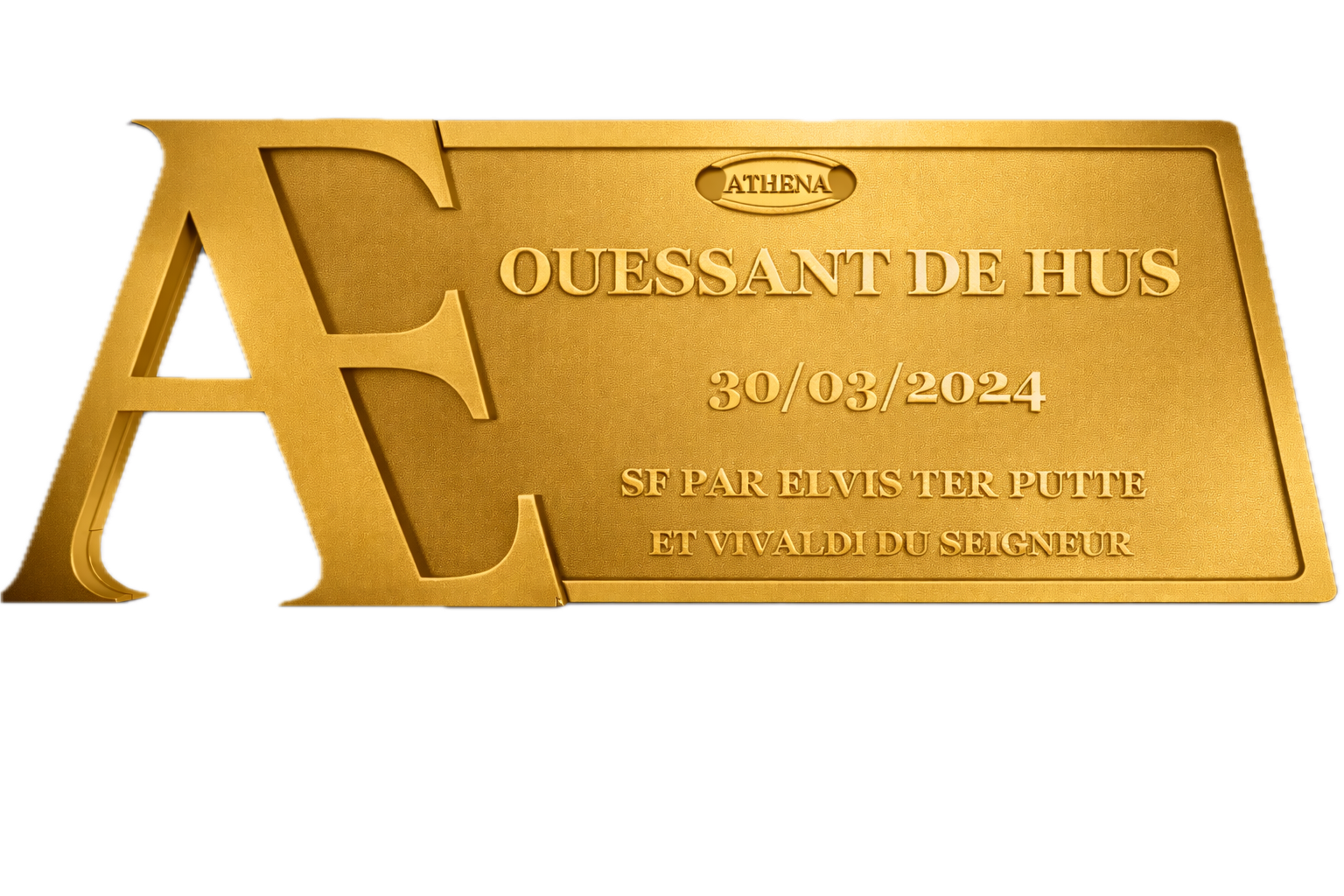 Plaque de box ATHÉNA